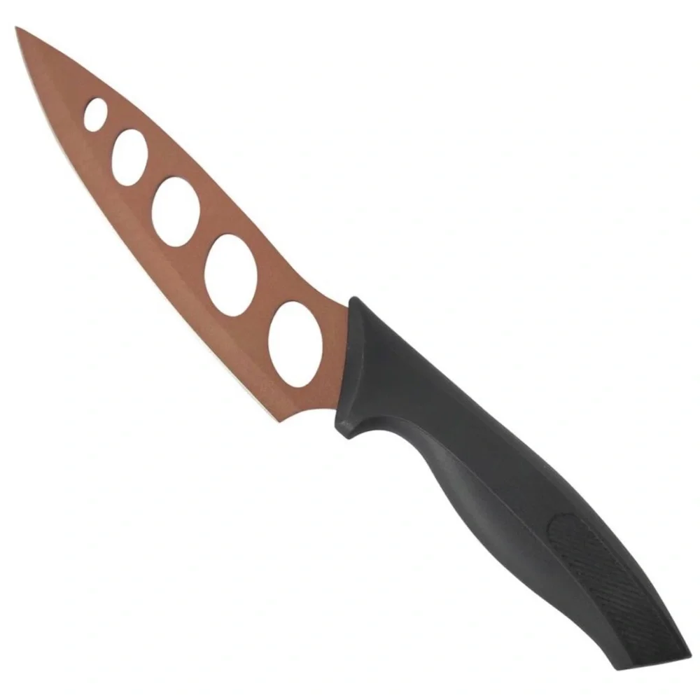 NEW Copper Knife 2 Pack Stainless Steel Copper Coating Stays Sharp Forever 9.75”